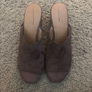 Universal Thread Dark Brown Women's Mules